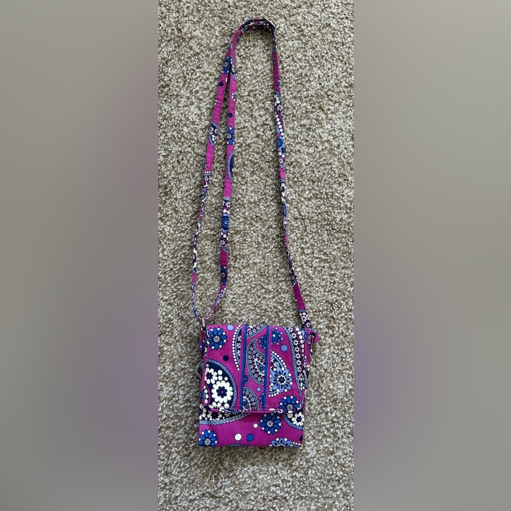 Vera Bradley Boisenberry Cross Body Wallet
